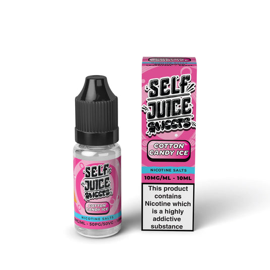 Self Juice Sweets - Cotton Candy 10ml Nic Salt E-Liquid