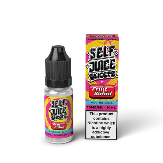 Self Juice Sweets - Fruit Salad 10ml Nic Salt E-Liquid
