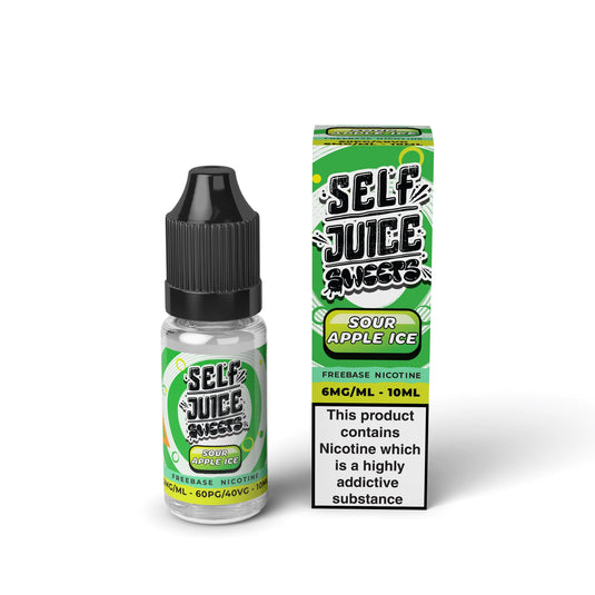 Self Juice Sweets - Sour Apple Ice 10ml HPG E-Liquid