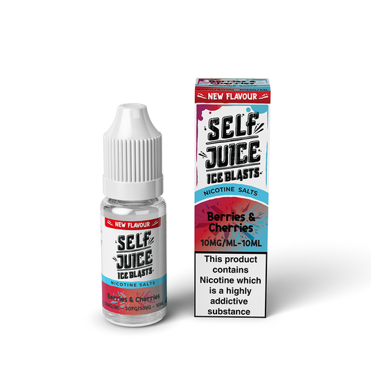 Self Juice Ice Blast - Berries & Cherries 10ml Nic Salt E-Liquid