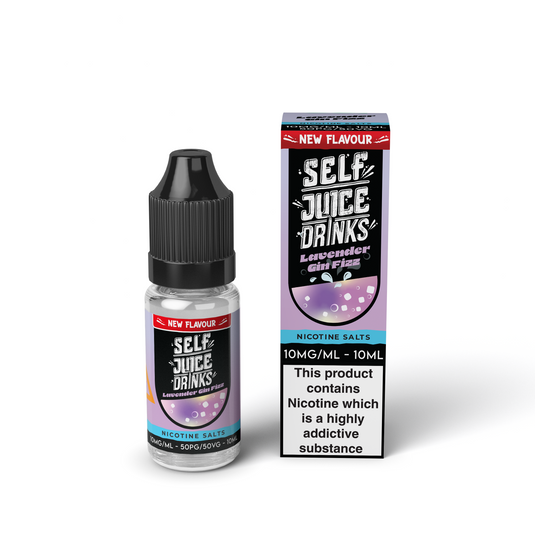 Self Juice Drinks - Lavender Gin Fizz 10ml Nic Salt E-Liquid