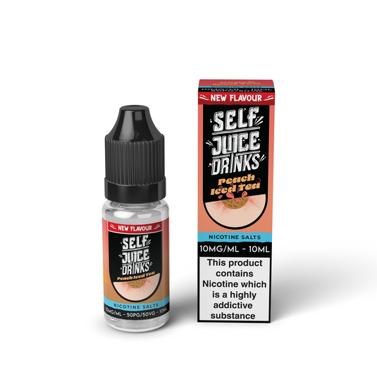 Self Juice Drinks - Peach Iced Tea 10ml Nic Salt E-Liquid
