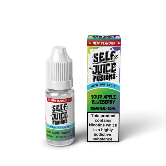 Self Juice Fusions - Sour Apple Blueberry 10ml Nic Salt E-Liquid