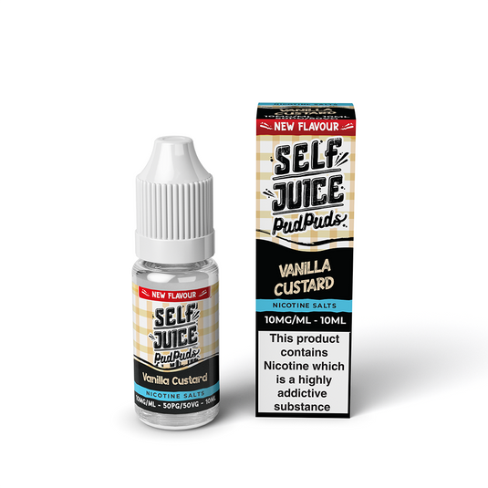 Self Juice Pud Puds - Vanilla Custard 10ml Nic Salt E-Liquid
