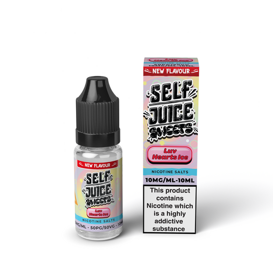 Self Juice Sweets - Luv Hearts Ice 10ml Nic Salt E-Liquid