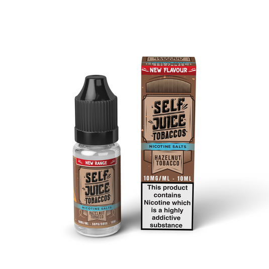 Self Juice Tobaccos - Hazelnut Tobacco 10ml Nic Salt E-Liquid