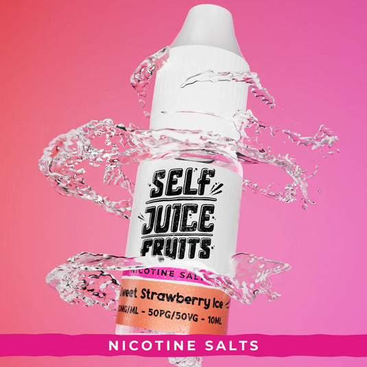 Self Juice Fruits - Sweet Strawberry Ice 10ml Nic Salt E-Liquid