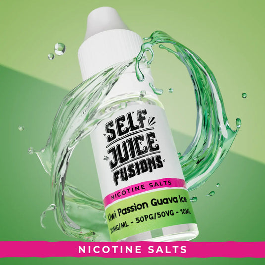 Self Juice Fusions - Kiwi Passion Guava Ice 10ml Nic Salt E-Liquid