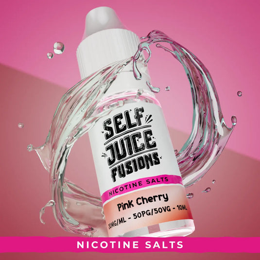 Self Juice Fusions - Pink Cherry 10ml Nic Salt E-Liquid