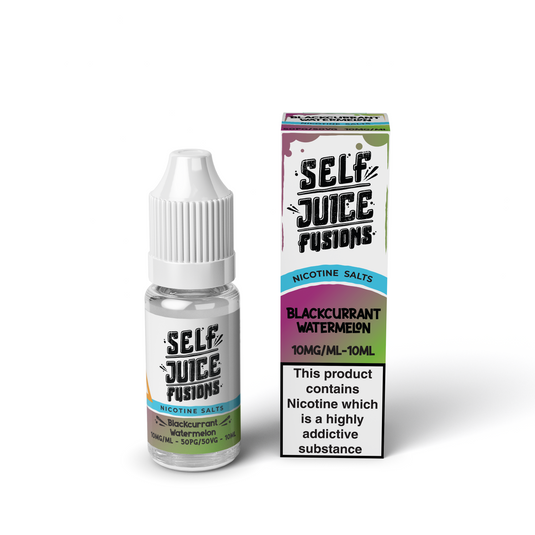 Self Juice Fusions - Blackcurrant Watermelon 10ml Nic Salt E-Liquid