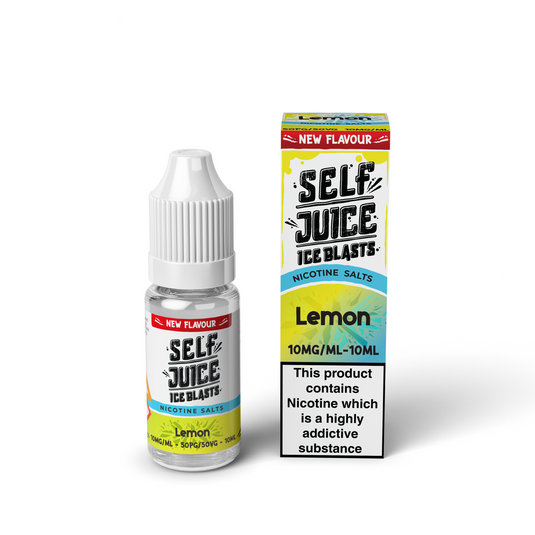 Self Juice Ice Blasts - Lemon 10ml Nic Salt E-Liquid