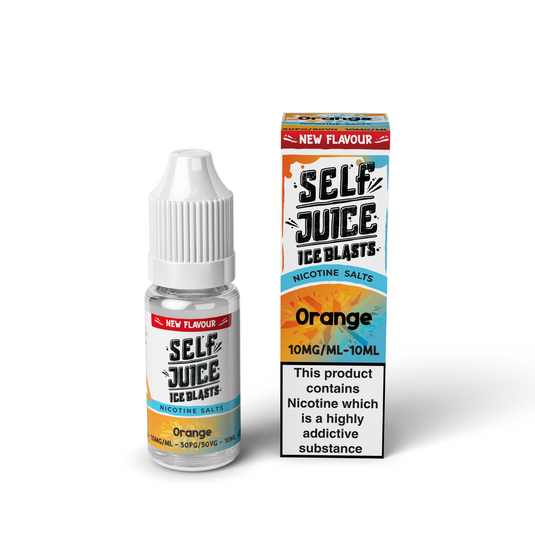Self Juice Ice Blasts - Orange 10ml Nic Salt E-Liquid